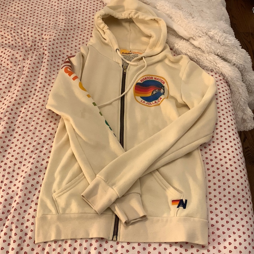 Aviator Nation Zip Up Hoodie